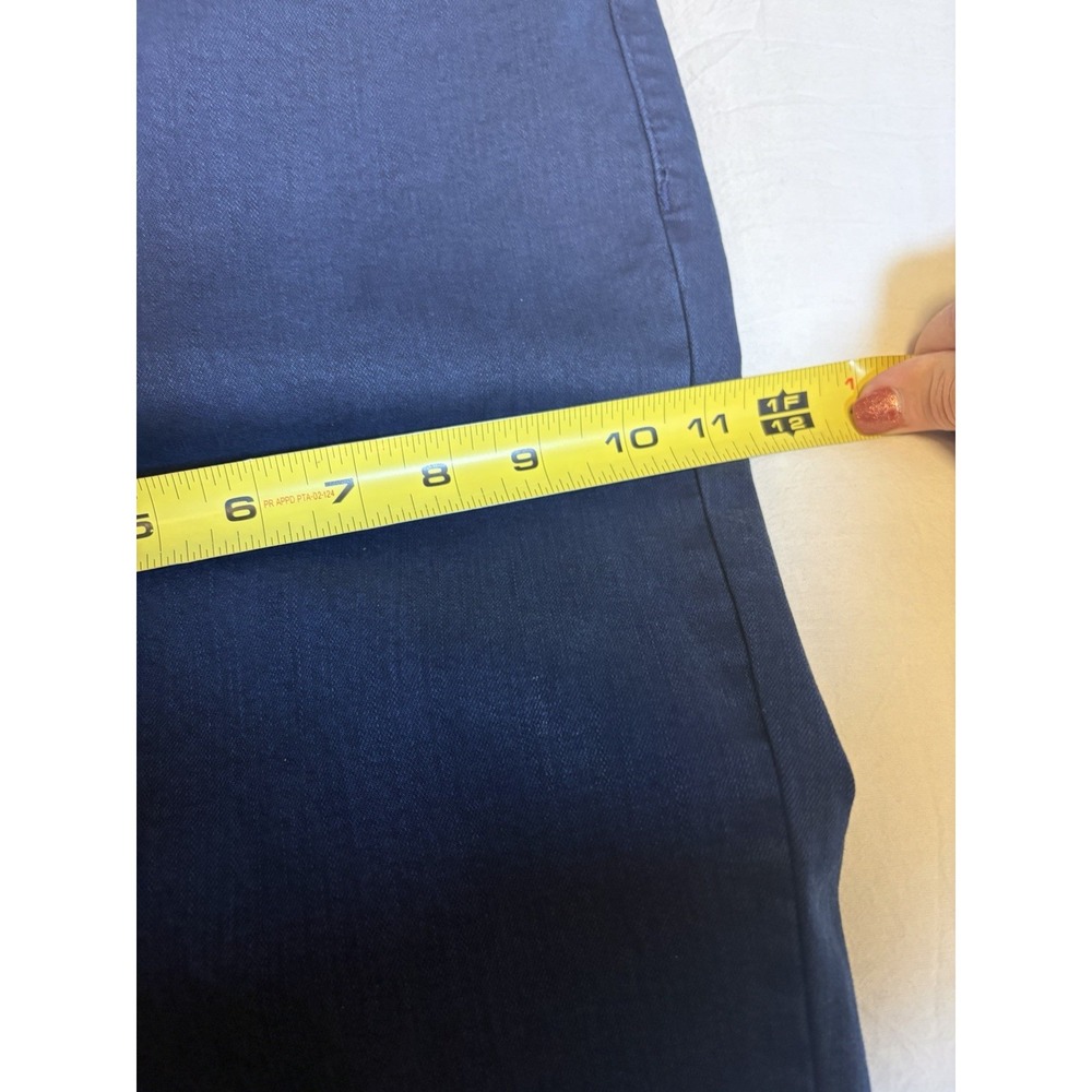 BLANK NYC High Rise Straight Leg Pant ~10/30~Dark Wash Blue Jeans 27" Inseam NWT - Picture 10 of 14